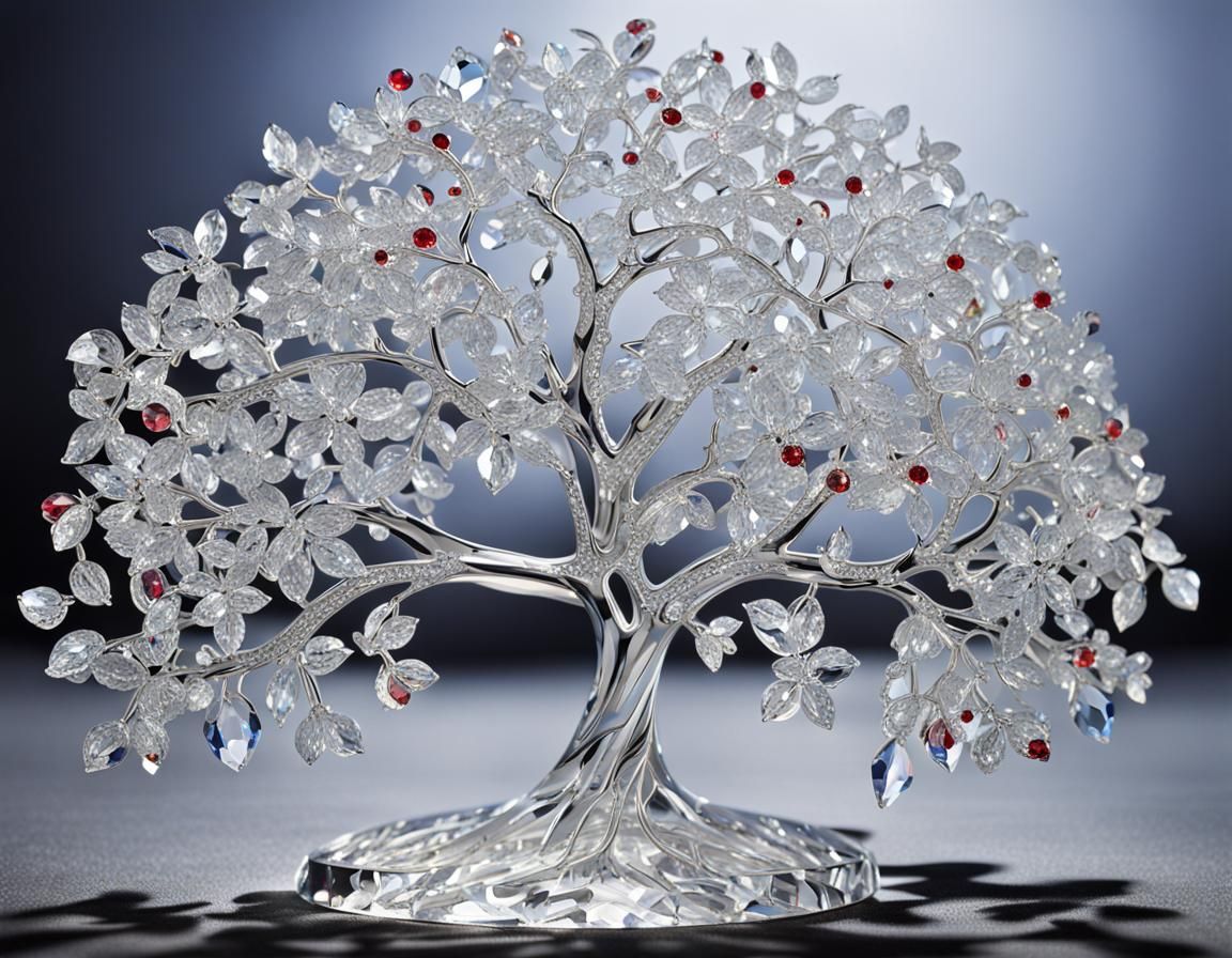 Things Made of Crystals - A Crystal Apple Tree