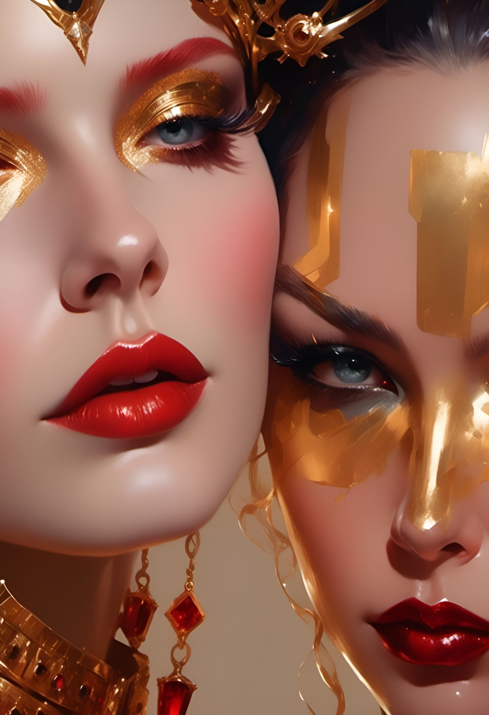 Adeptus Sororitas Portrait in Science Fiction Style