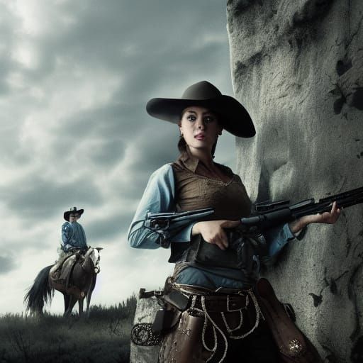 Epic Guns and Girls Slaughtering Cowboys: Cinematic Digital ...