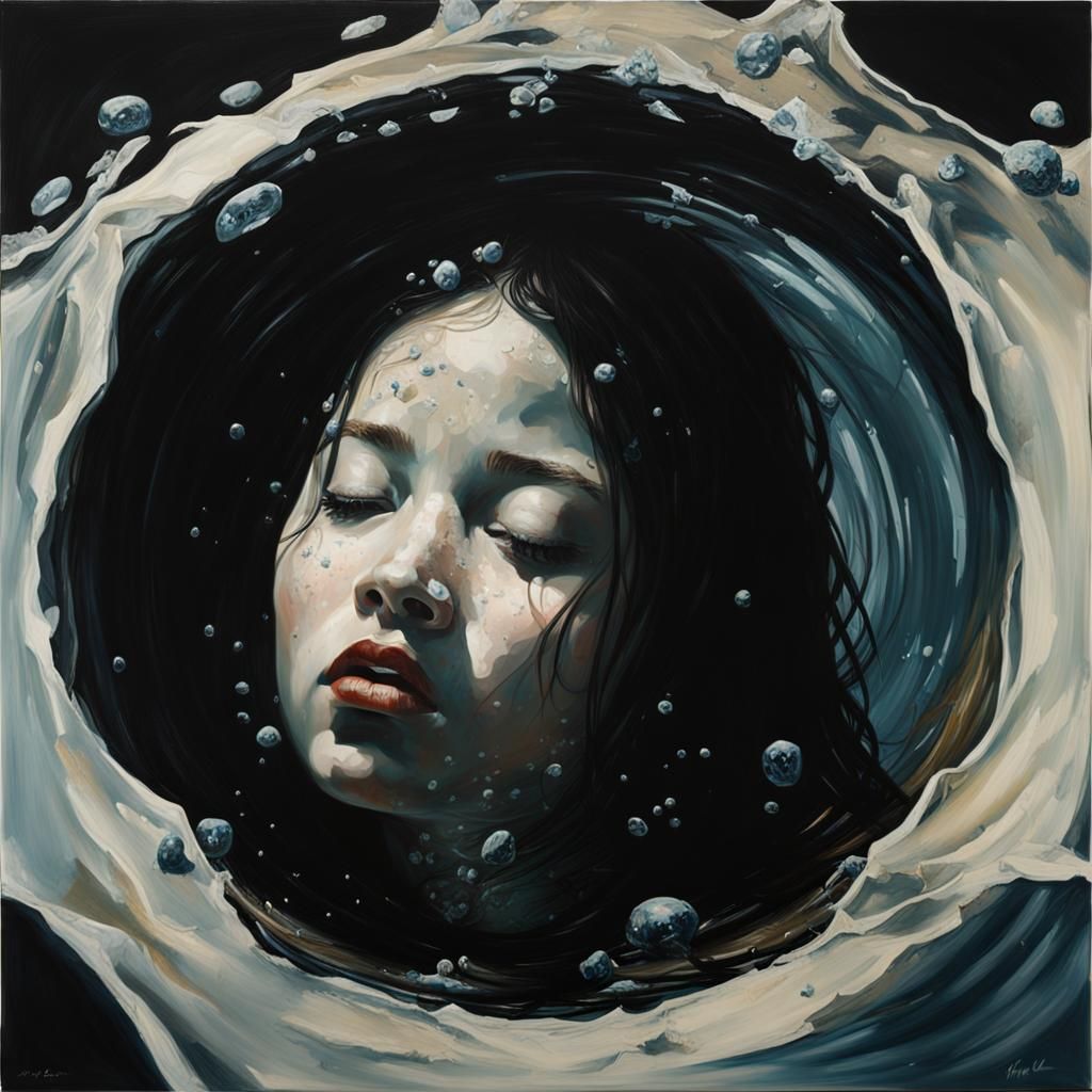 Intense Portrait in Hyperrealistic Style