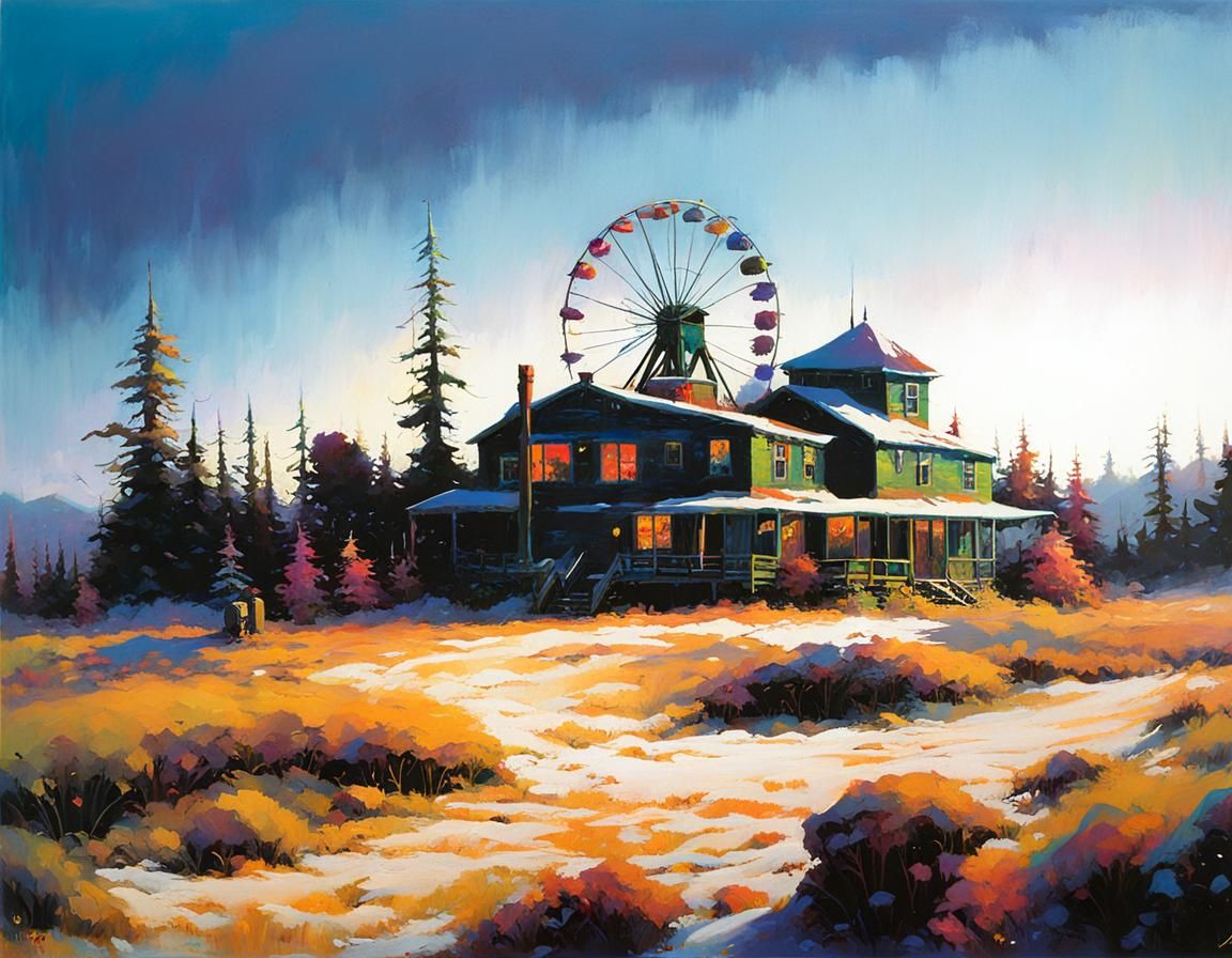 Retro Sci-Fi Art Illustration