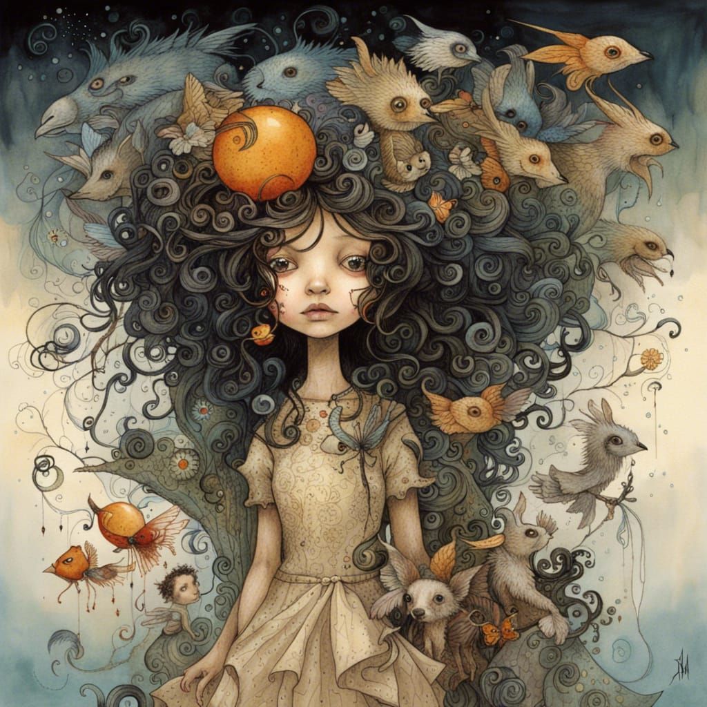 Whimsical Fantasy Art Inspired by Fairytale Illustration