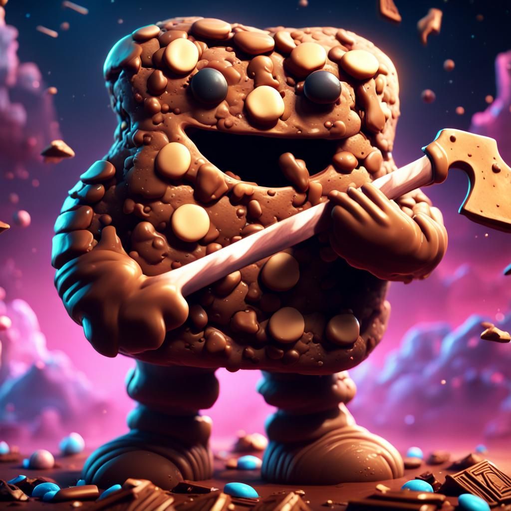 Cookie Warrior in a Candy Paradise