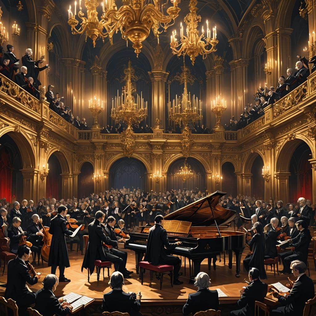 Dracula Plays Piano: A Baroque Anime Orchestra