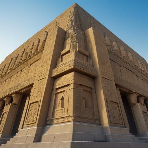 Sumerian King at the Great Ziggurat of Ur