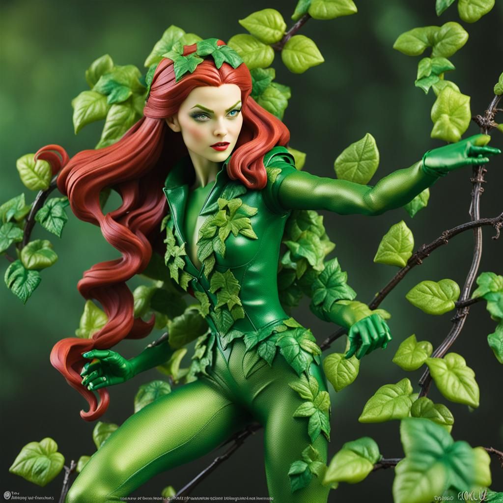 Poison Ivy Action Figure with Glowing Eyes