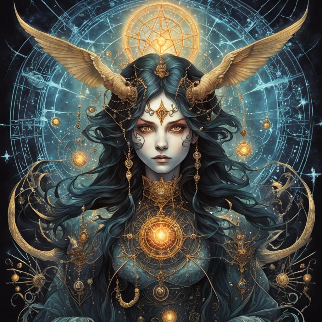 Demonic Feminine Occult Astral Circuitry