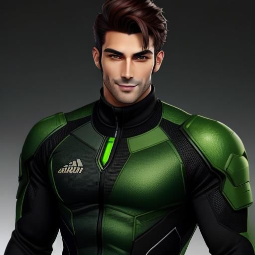 Handsome Italian Man with Tactical Gear, Ultra Realistic