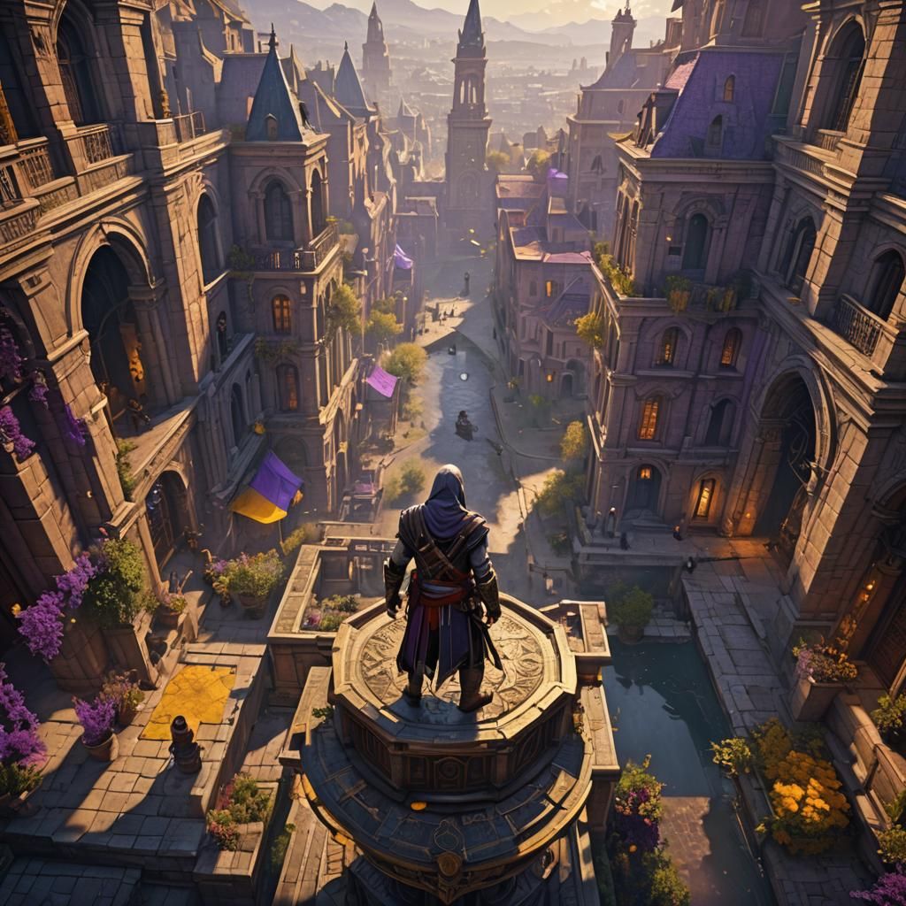 Assassin's Creed Dark Fantasy Concept Art in 8K