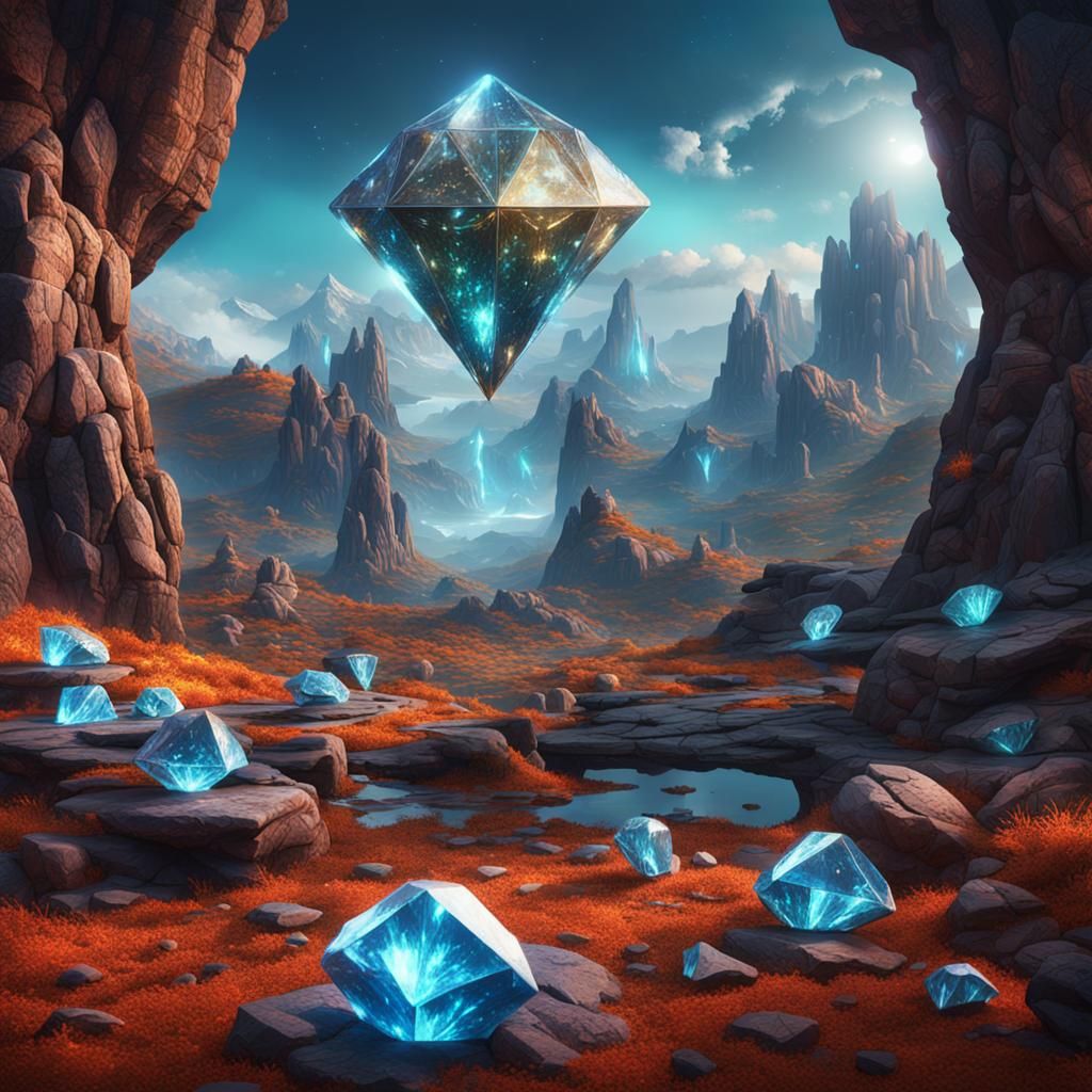 Diamonds Matte Painting in Unreal Engine 5