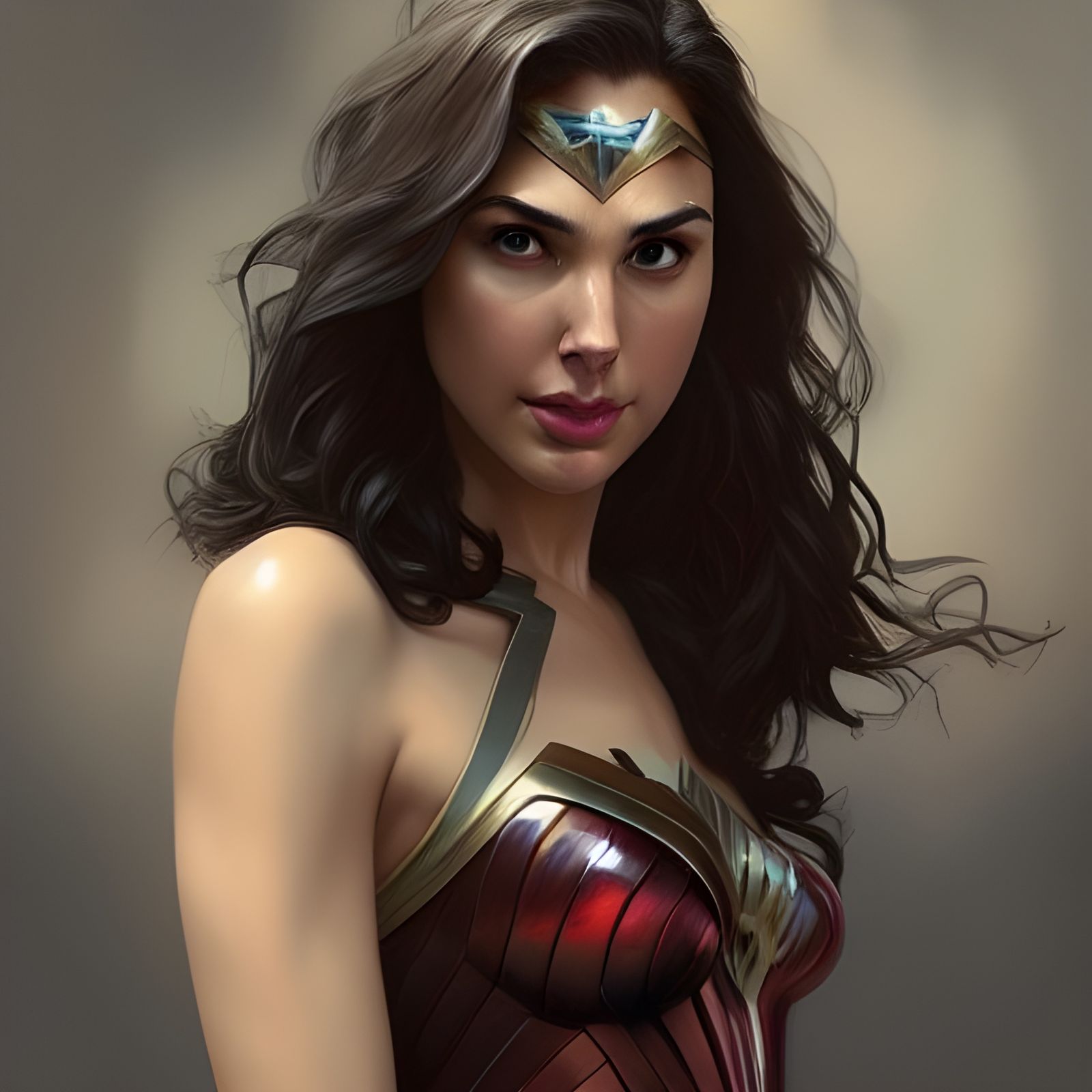 Gal Gadot Portrait in Artgerm Style