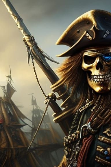 Undead pirate captain