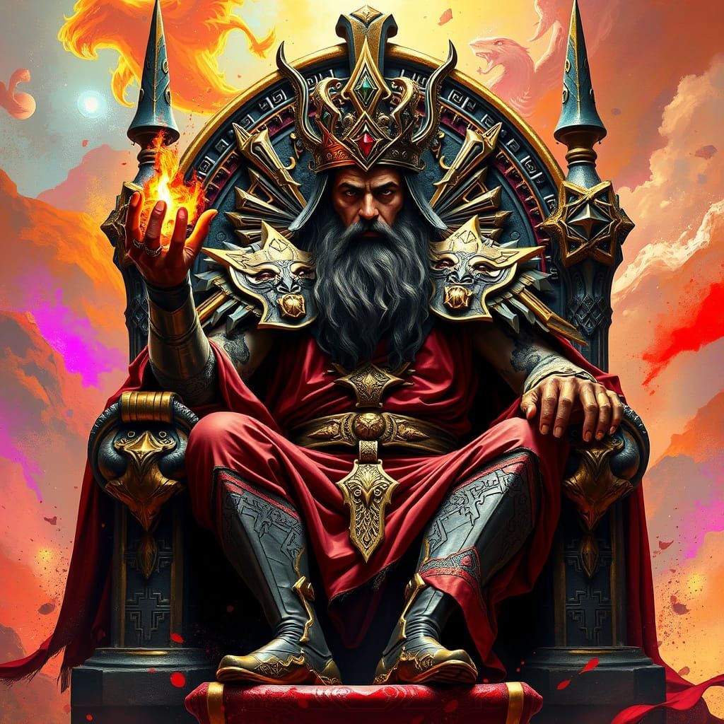 Cosmic King Geedorah in Dramatic Medieval Splendor