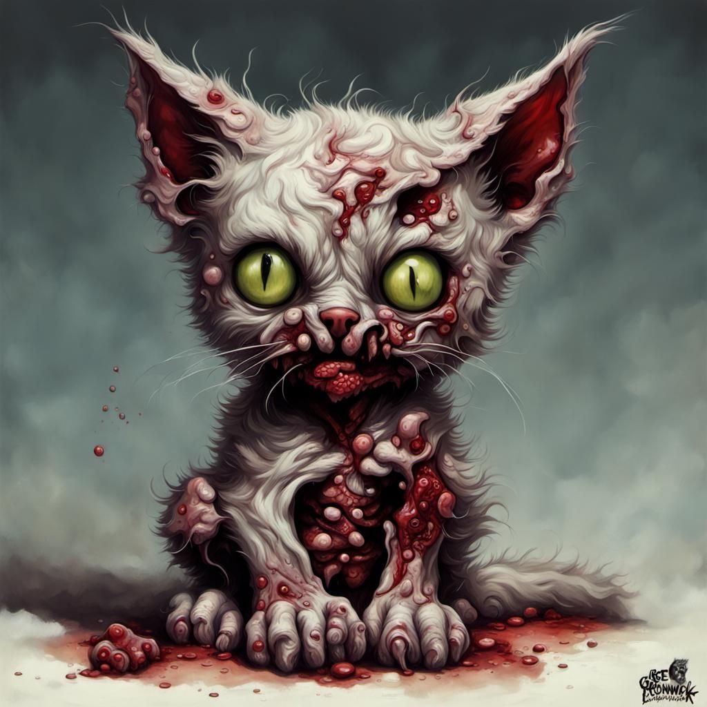 Zombie kitten