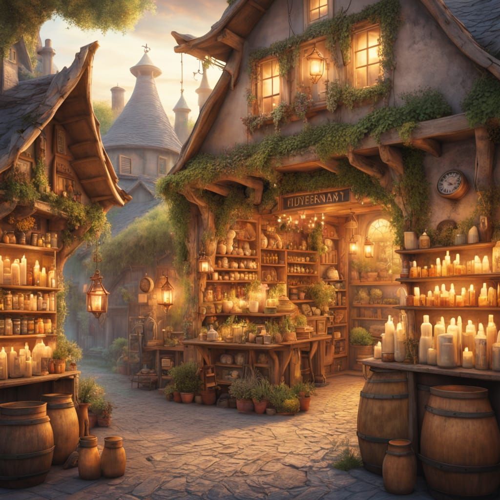 Apothecary in Whimsical Albion Village