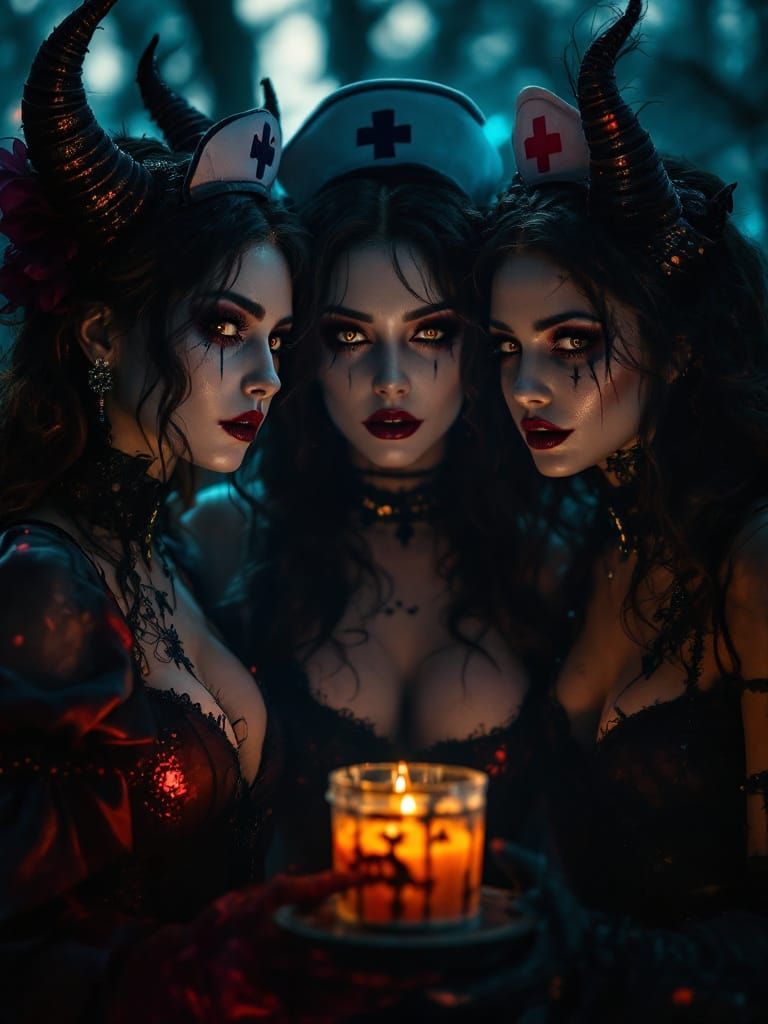 Gothic Halloween Party Realism Dark Fantasy