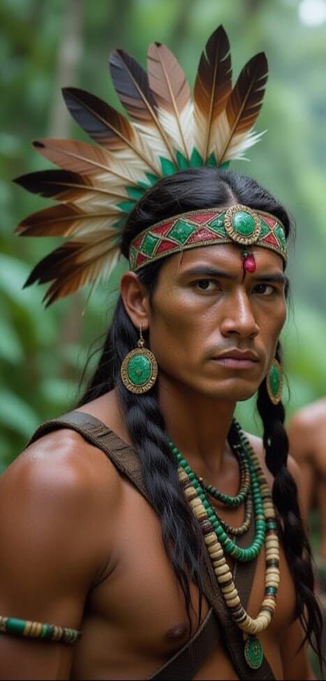 Mayan Hunters Stalked by Feathered Serpent