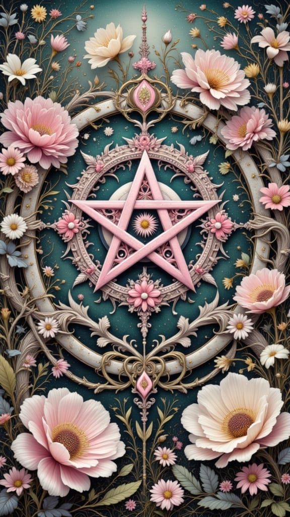 Enchanted Garden Pop Surrealism Masterpiece