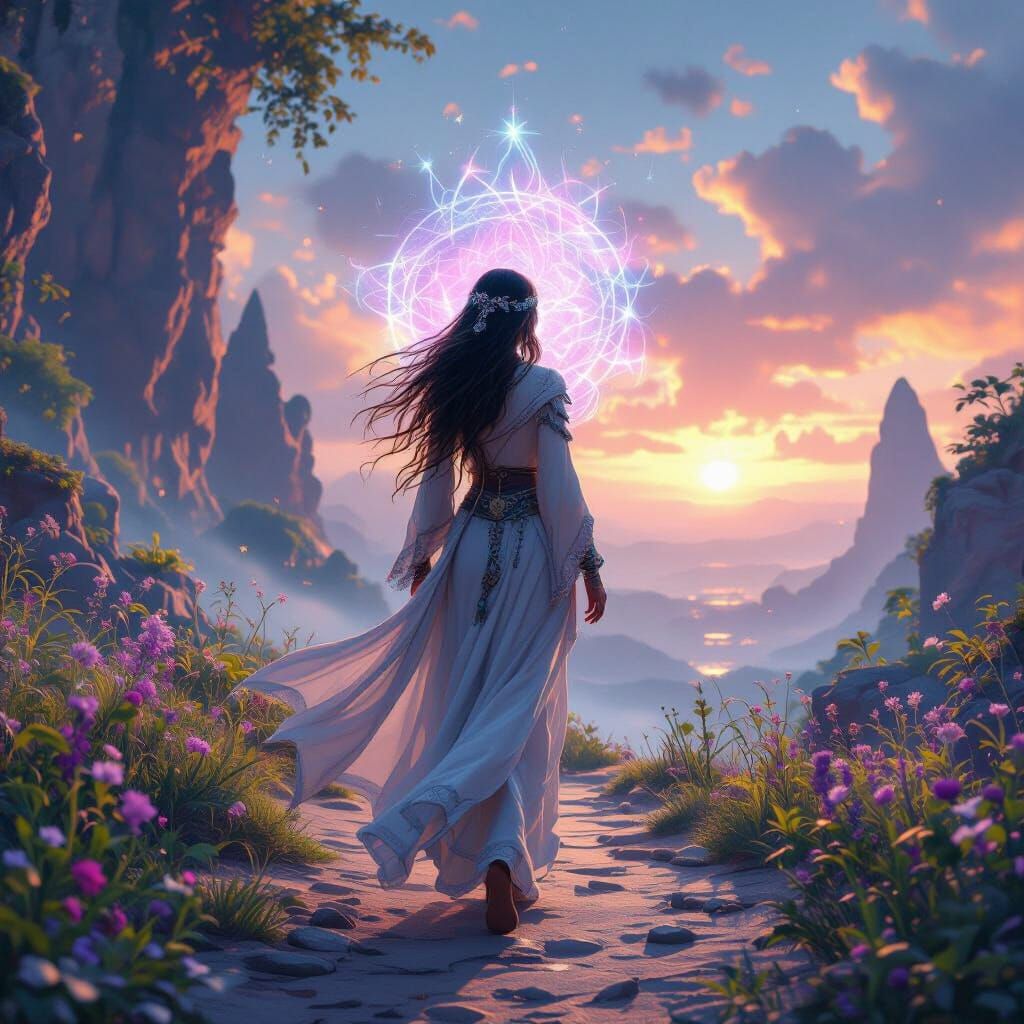 Mystical Light and Sound Healer Araya Luh Esmara in Fantasy ...