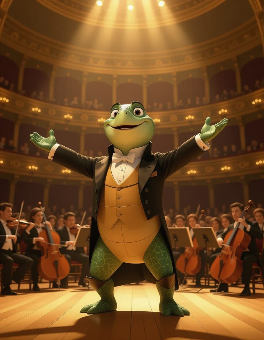 Pixar Turtle's Grand Performance at Carnegie Hall