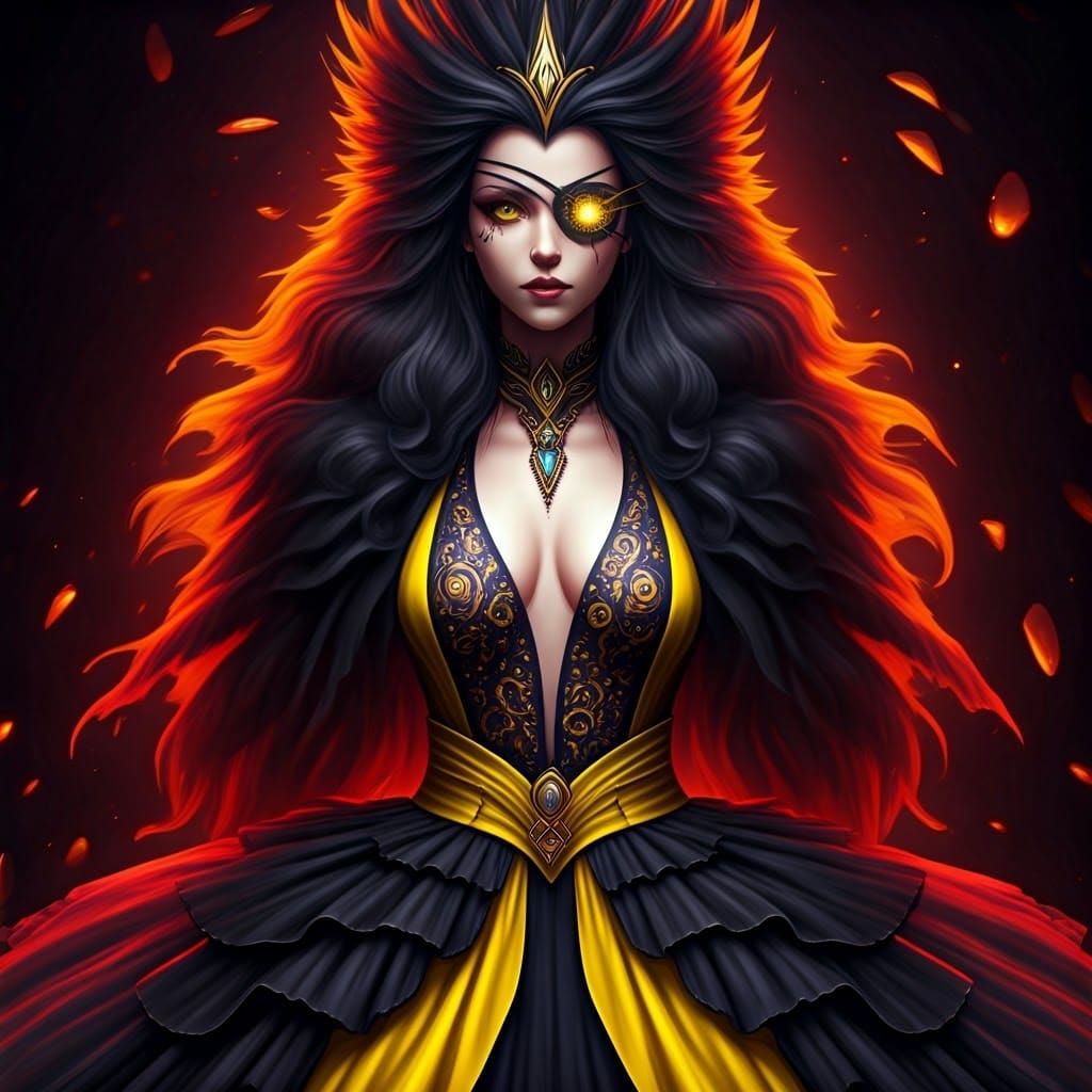 Luxurious Ringmaster in Electro Swing Attire