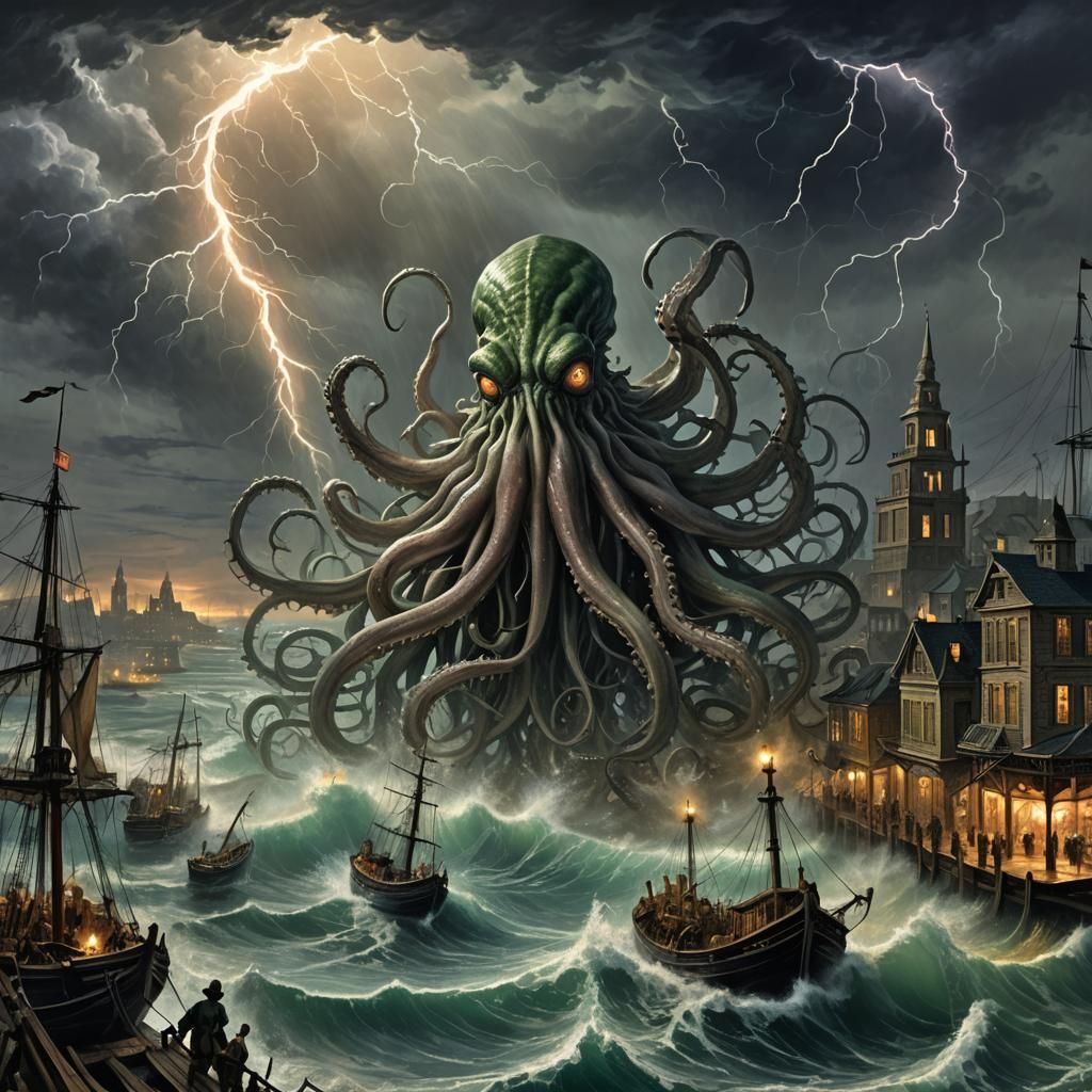 Cthulhu Rises: An Eldritch Horror From the Sea