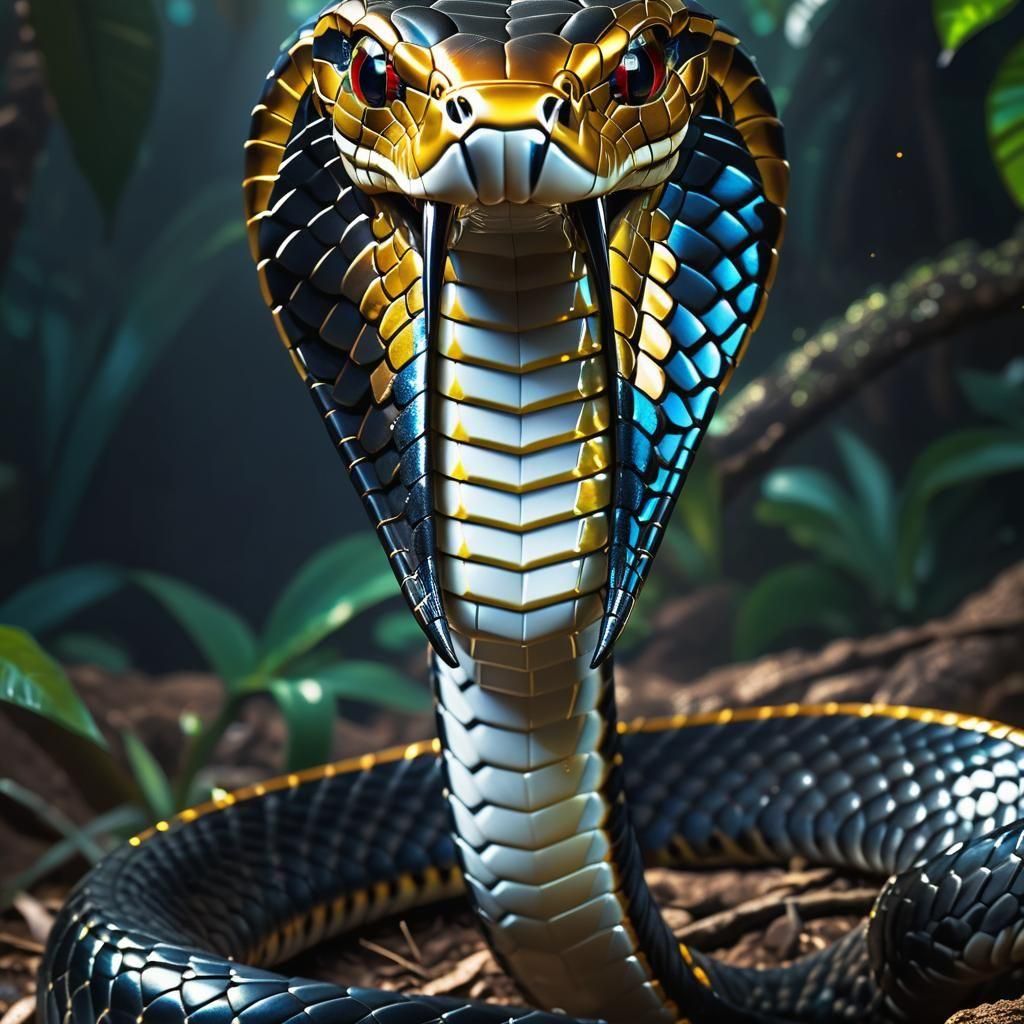 Egyptian Cobra Snake