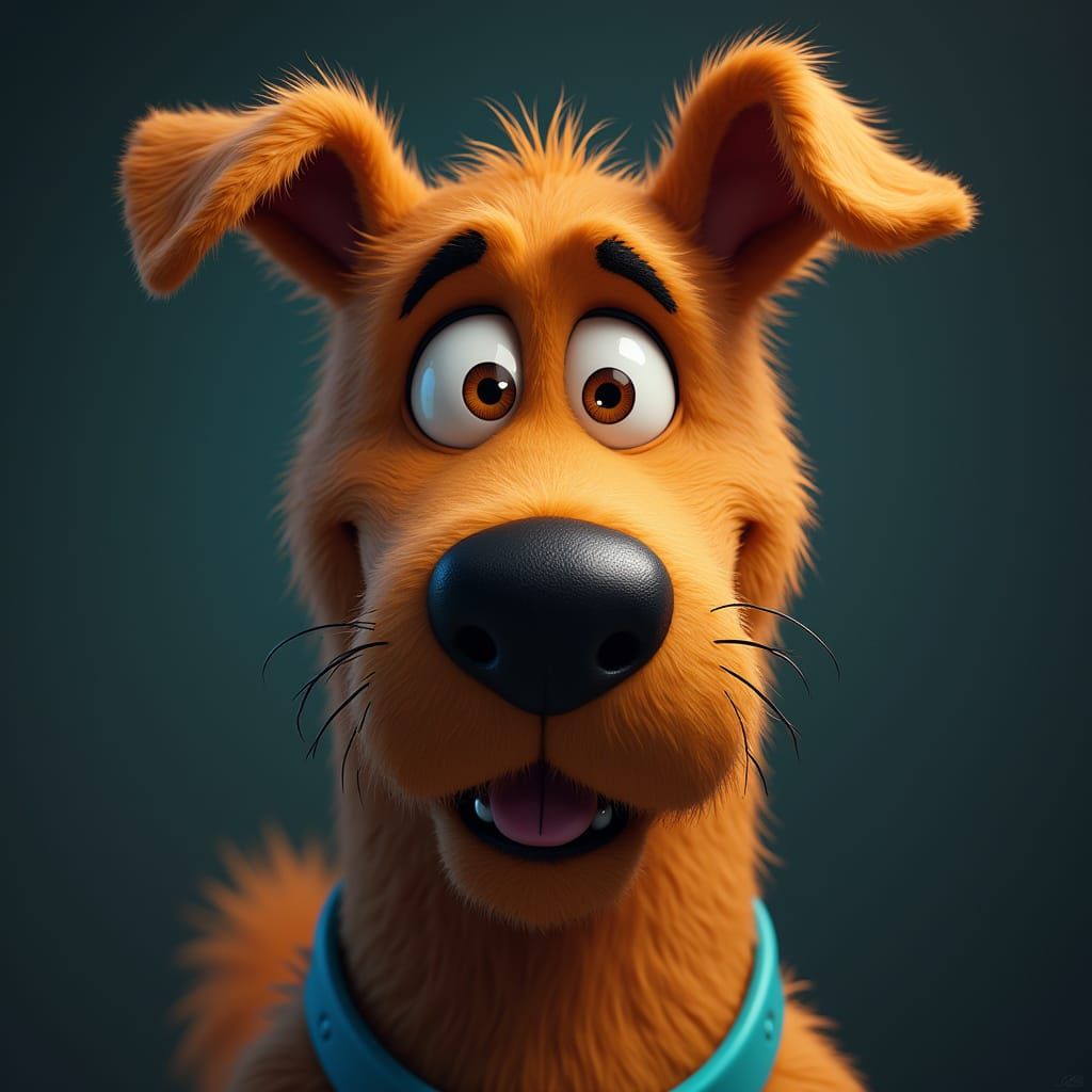Scooby Doo in Cinematic Hyper-Realism