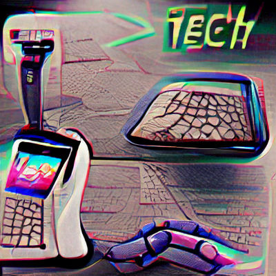 Futuristic Cityscape in Cyberpunk Style