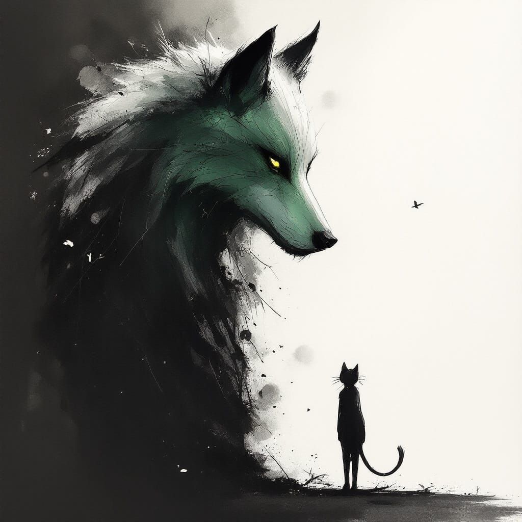 Ethereal Encounter: Whispers of a Moonlit Forest