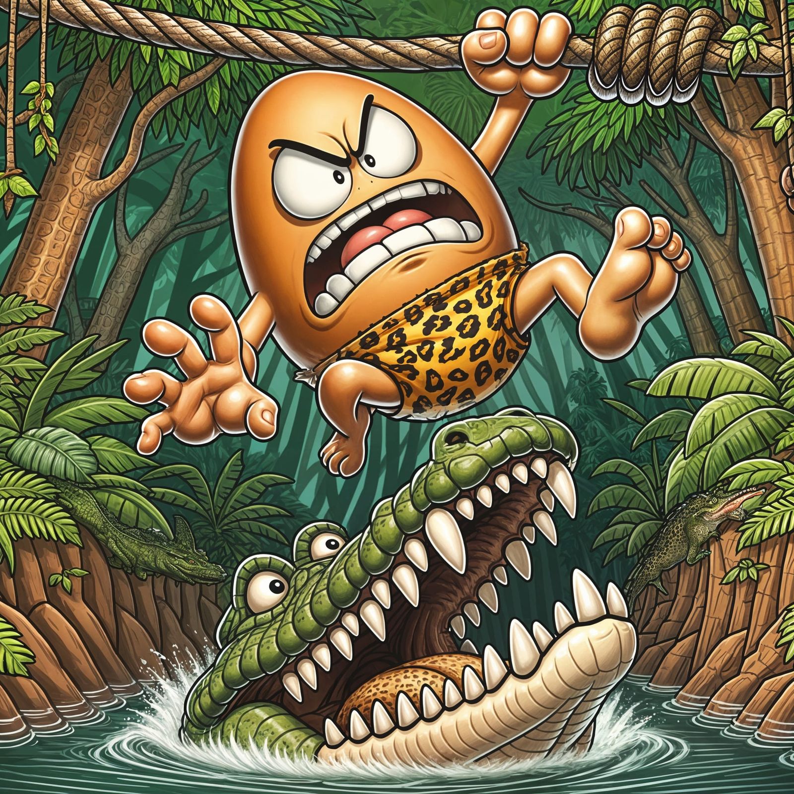 My Versace loincloth — don’t you dare bite it, or I’ll turn you into a handbag! 🤬