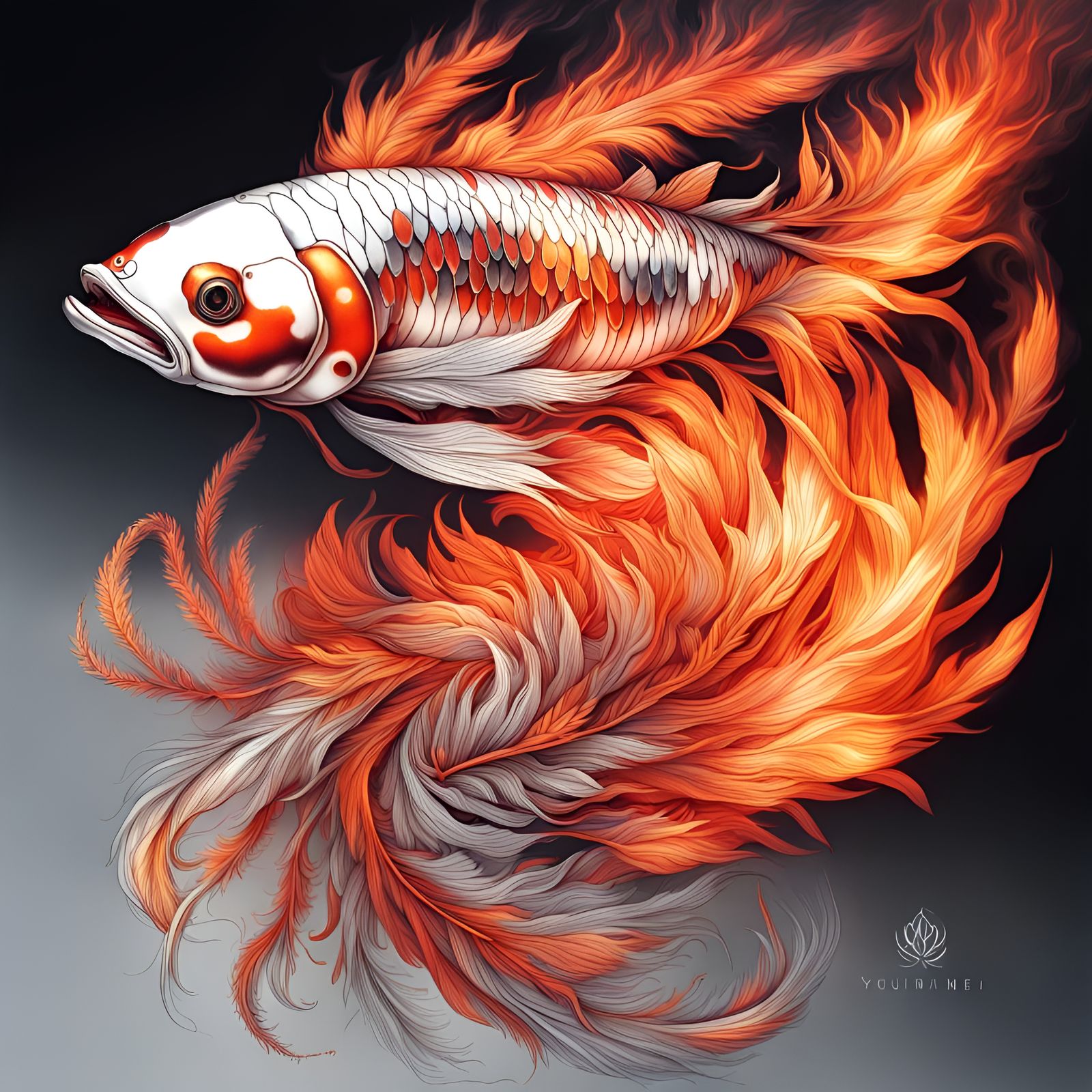 Blazing Koi