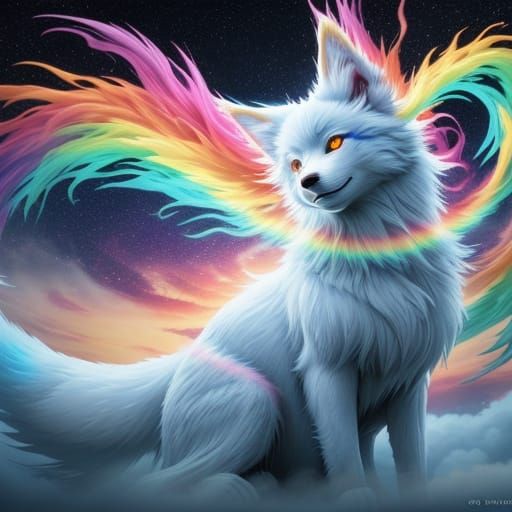 White fox ' kitsune '