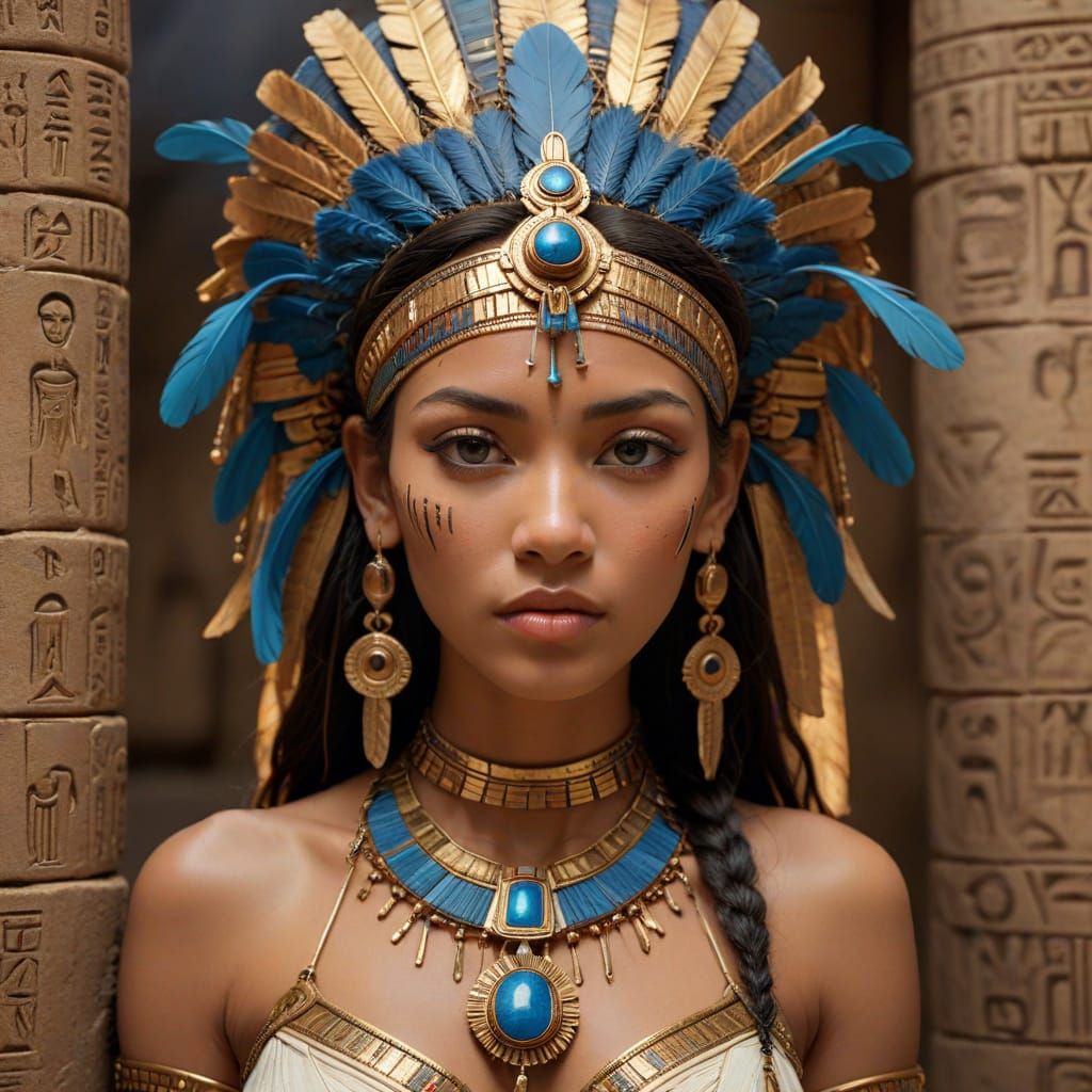 Egyptian Pharaoh Woman in Photorealistic Style