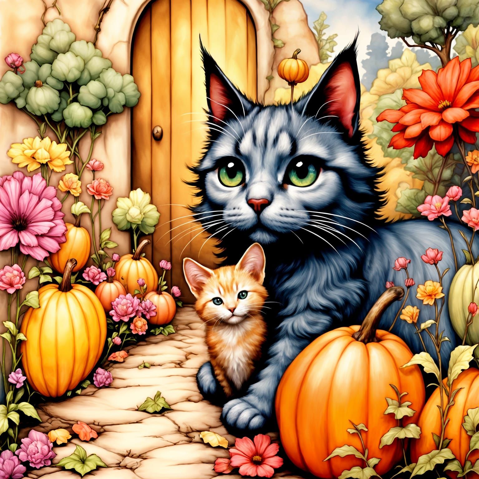 <lora:Catgirl1-F:1.0> <lora:RackhamBurton1-Fb:1.0>  cat