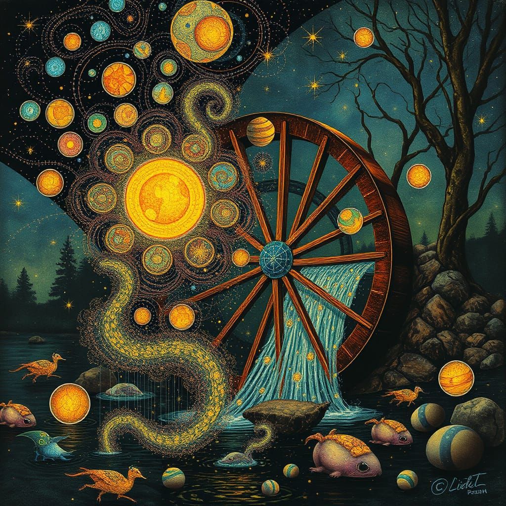 Dream Plasma Waterwheel in Ethereal Duality