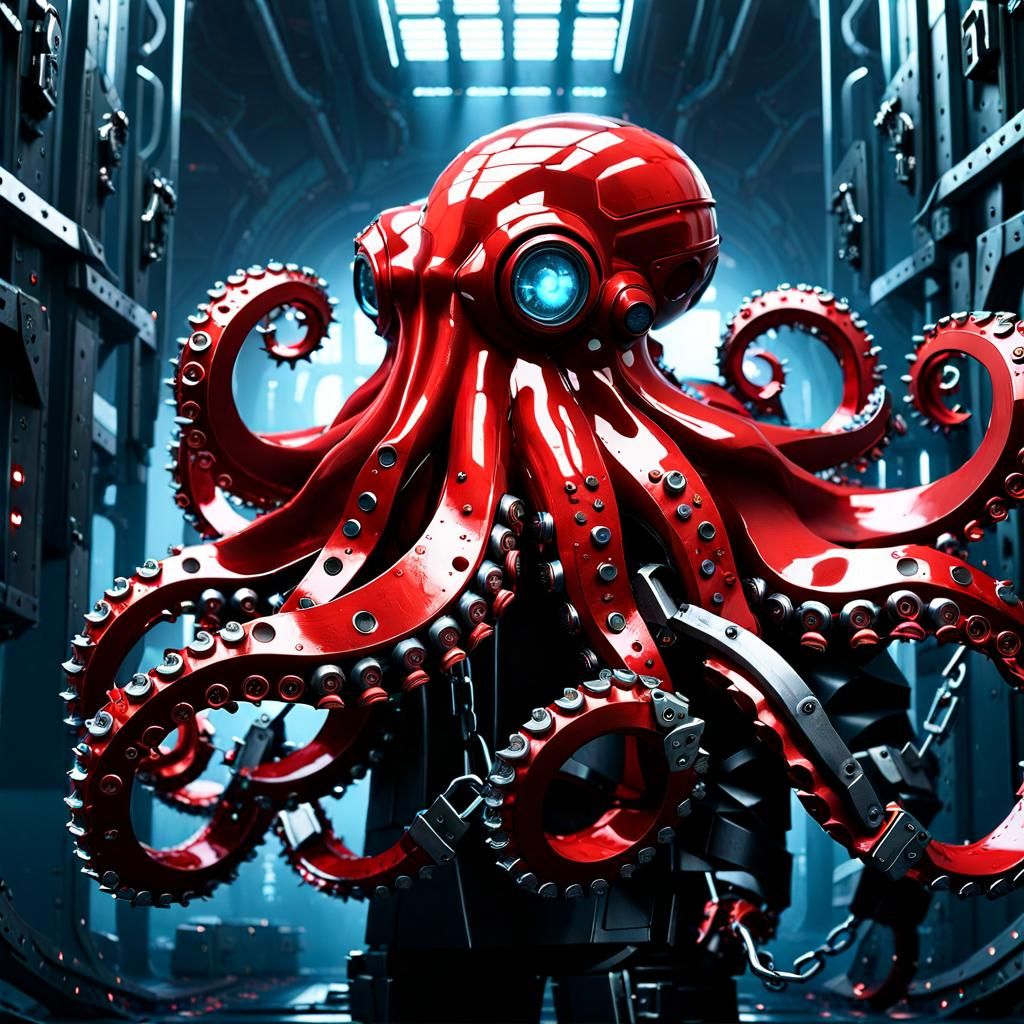 Bloody Octopus Escapes Siberian Prison: Mech Details