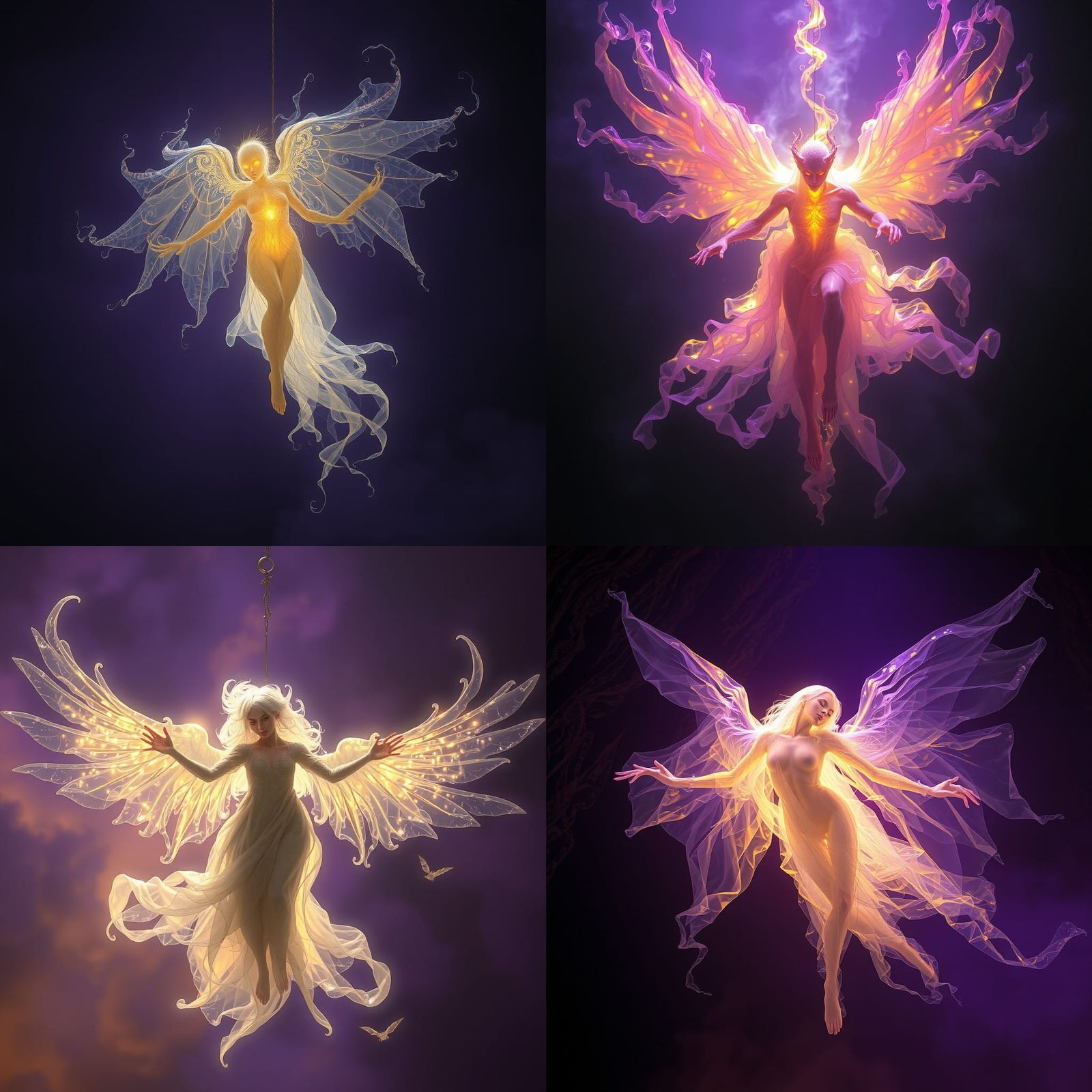 Ghostly Soul in Dark Fantasy Style