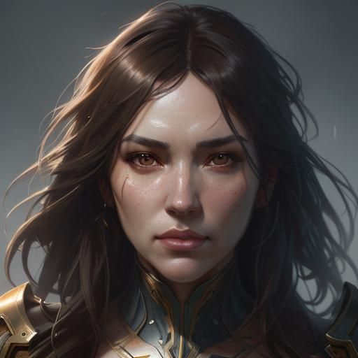 Intricate Girl Portrait in Dynamic Lighting