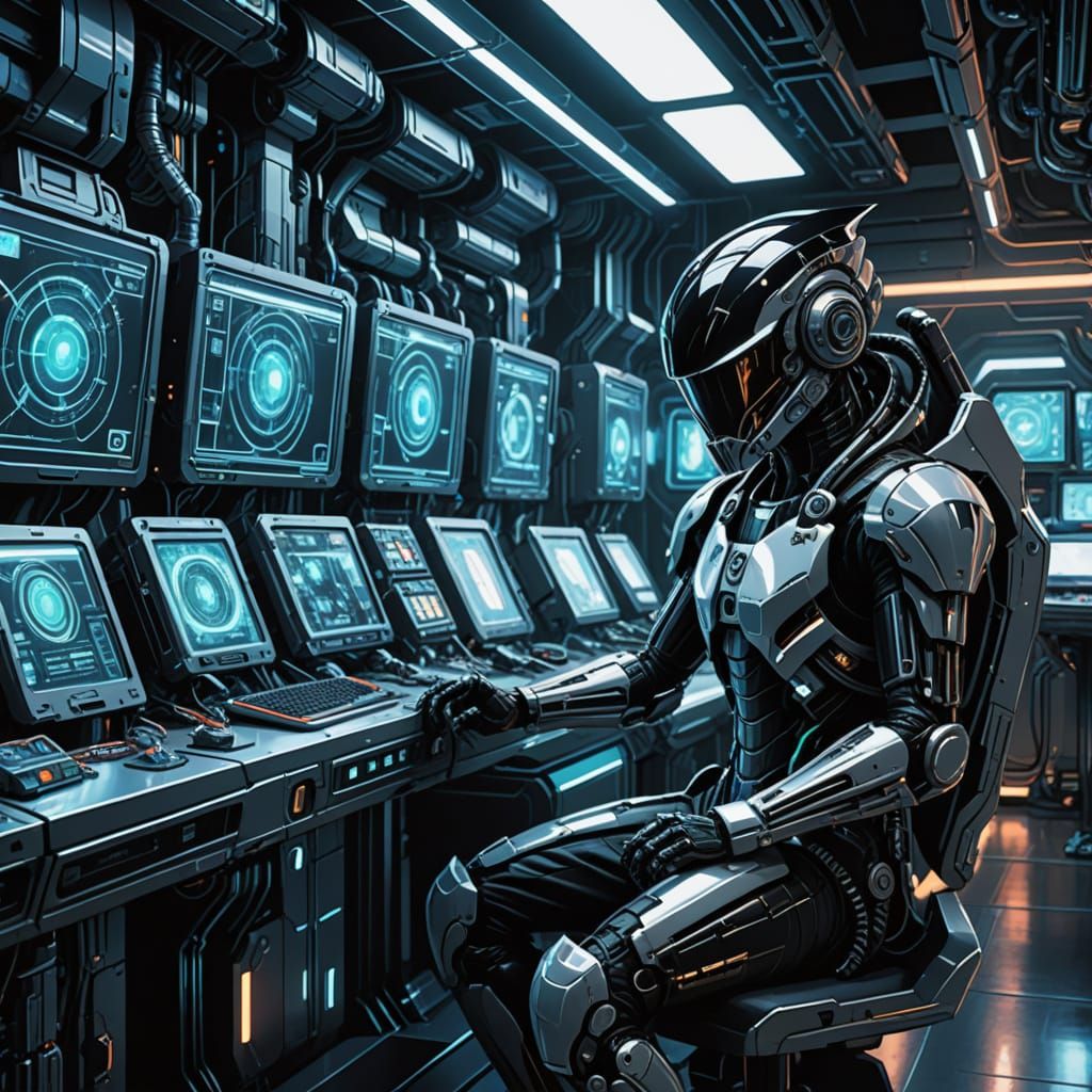 Epic Sci-Fi Anime Masterpiece of Futuristic Accessory Design