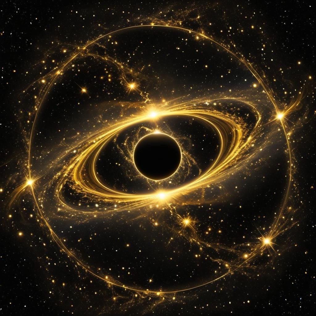 Galactic Feminine Eye in Cosmic Starfall