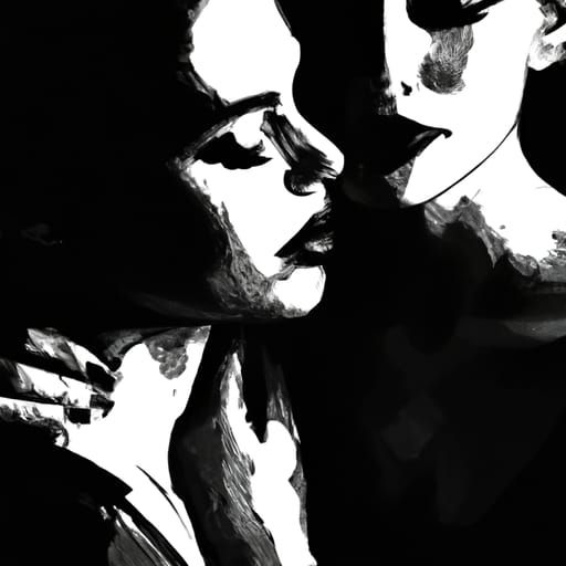 Glamour Models in Film Noir Style