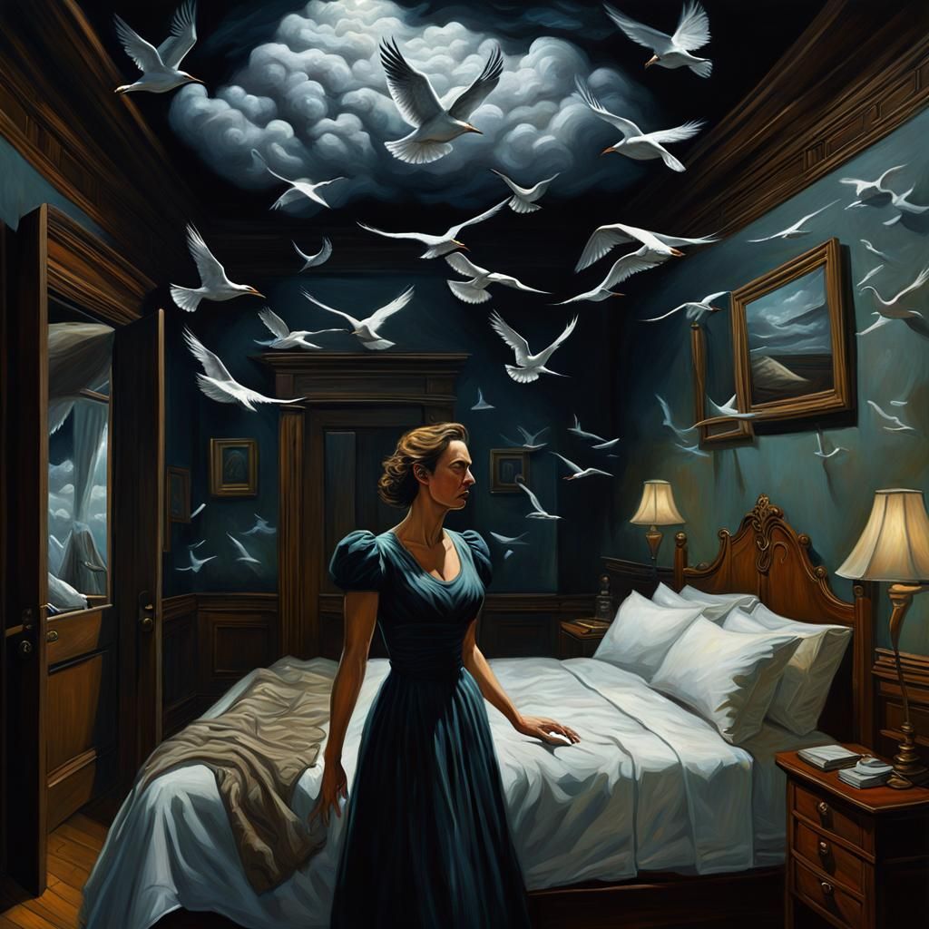 Strait in the mazed bed