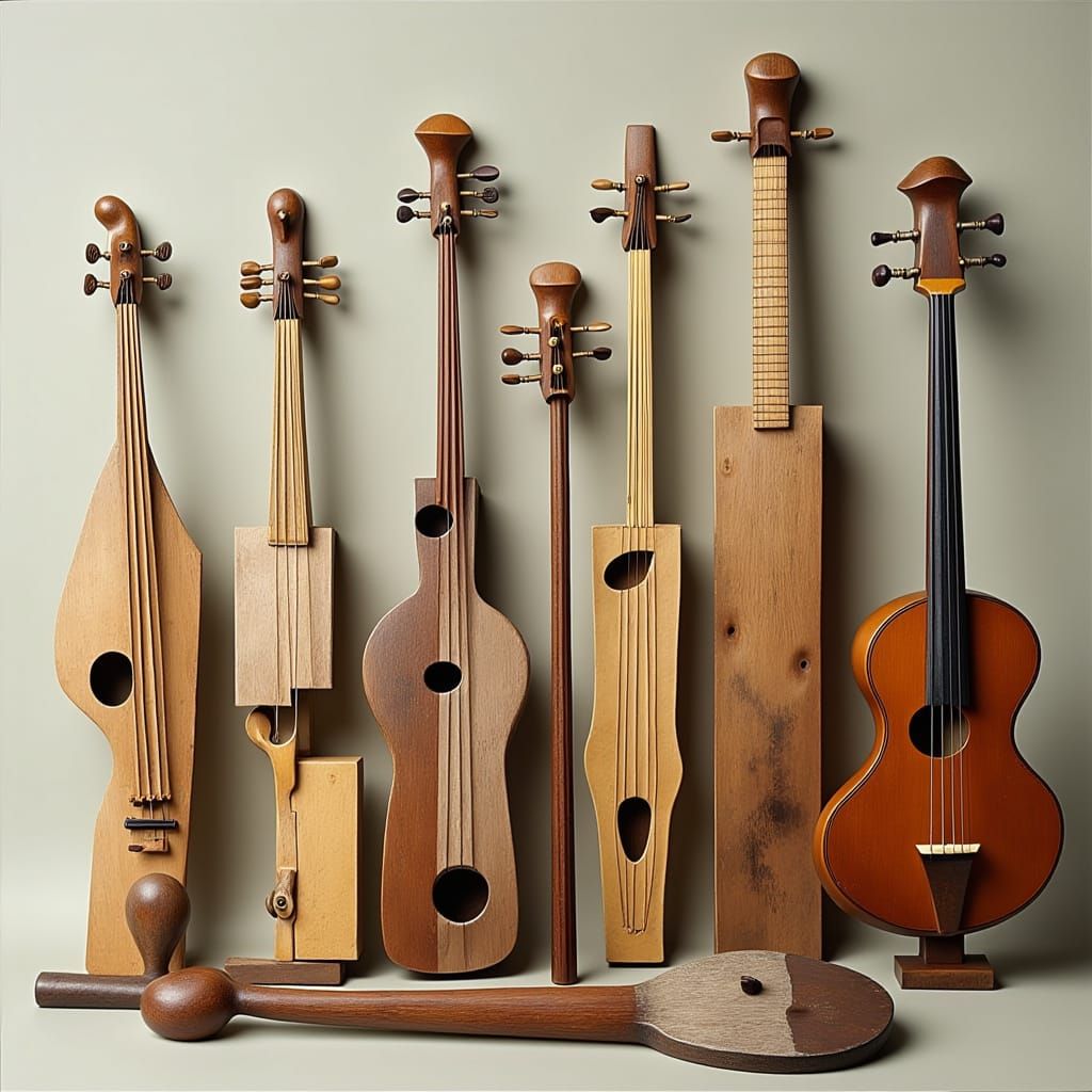 100 Impossible Musical Instruments: Bizarre Digital Art