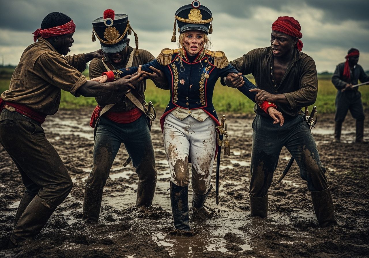 Dramatic Scene of Capture in Napoleonic Era