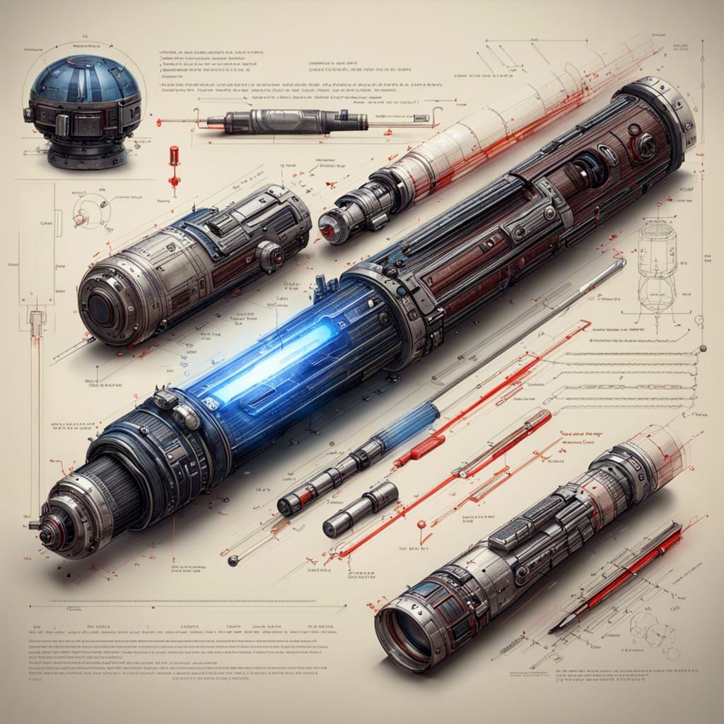 Schematics of a Sith Lightsaber