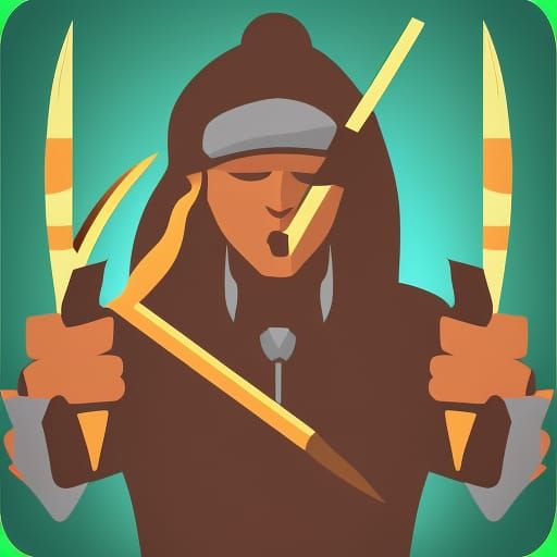 Robinhood Icon Shooting Arrows