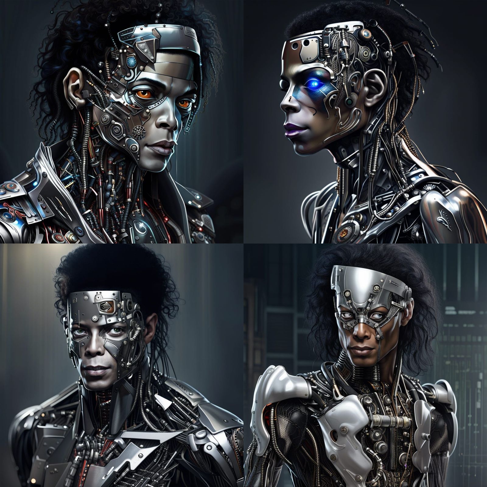 Michael Jackson as a Cybernetic Cyborg