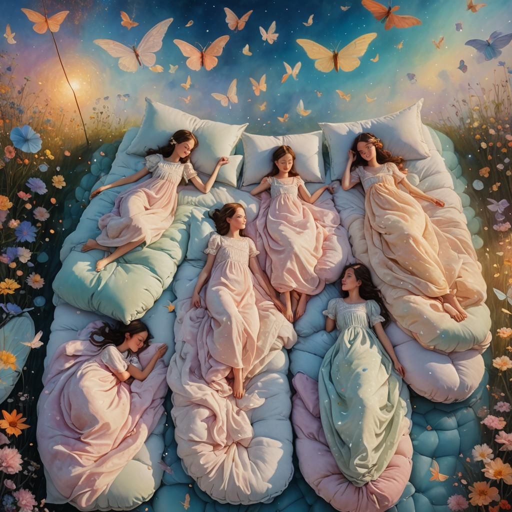 Dreamlike Surrealism: Floating Mattresses and Fairies