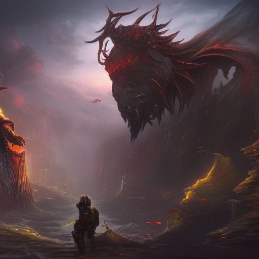 Fantastical Matte Painting: Love and War